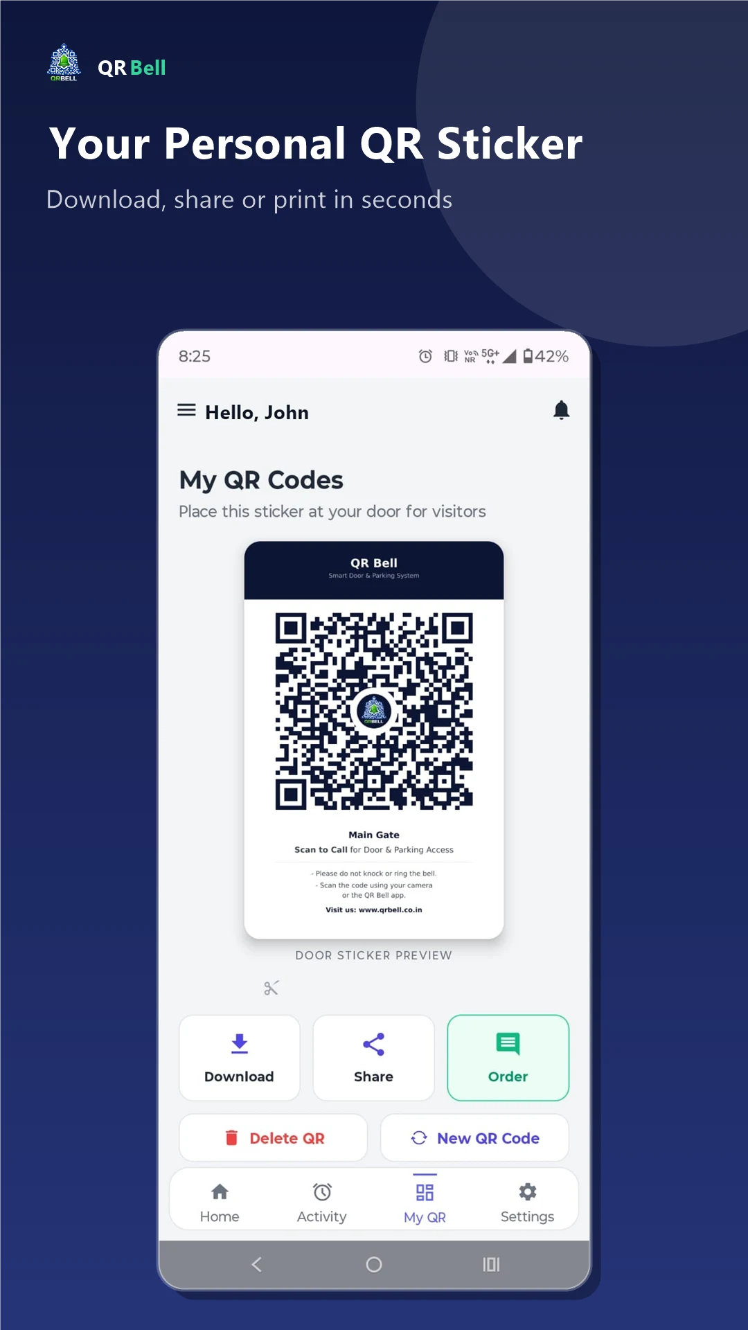 QRBell - Scan-Connect-Secure screenshot